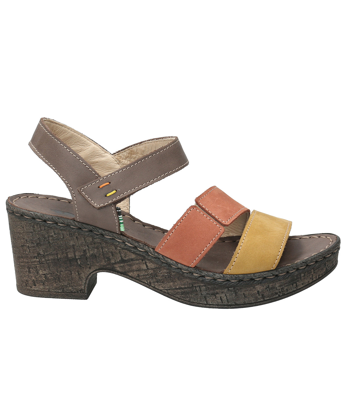 Sandalia Tacón M Whitehaven Multicolor Yellow Mujer 1