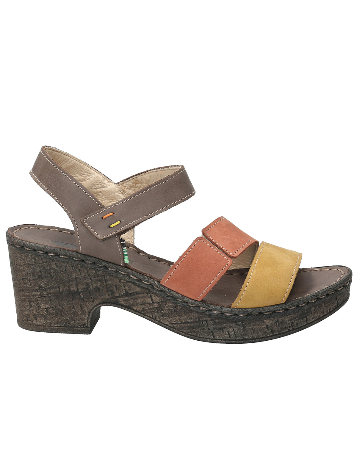 Sandalia Tacón M Whitehaven Multicolor Yellow Mujer 1