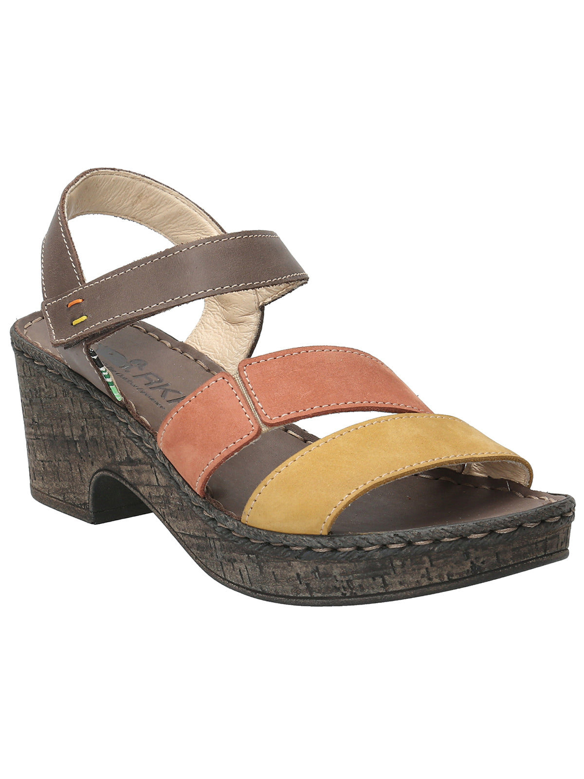 Sandalia Tacón M Whitehaven Multicolor Yellow Mujer 2
