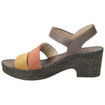 Sandalia Tacón M Whitehaven Multicolor Yellow Mujer 5