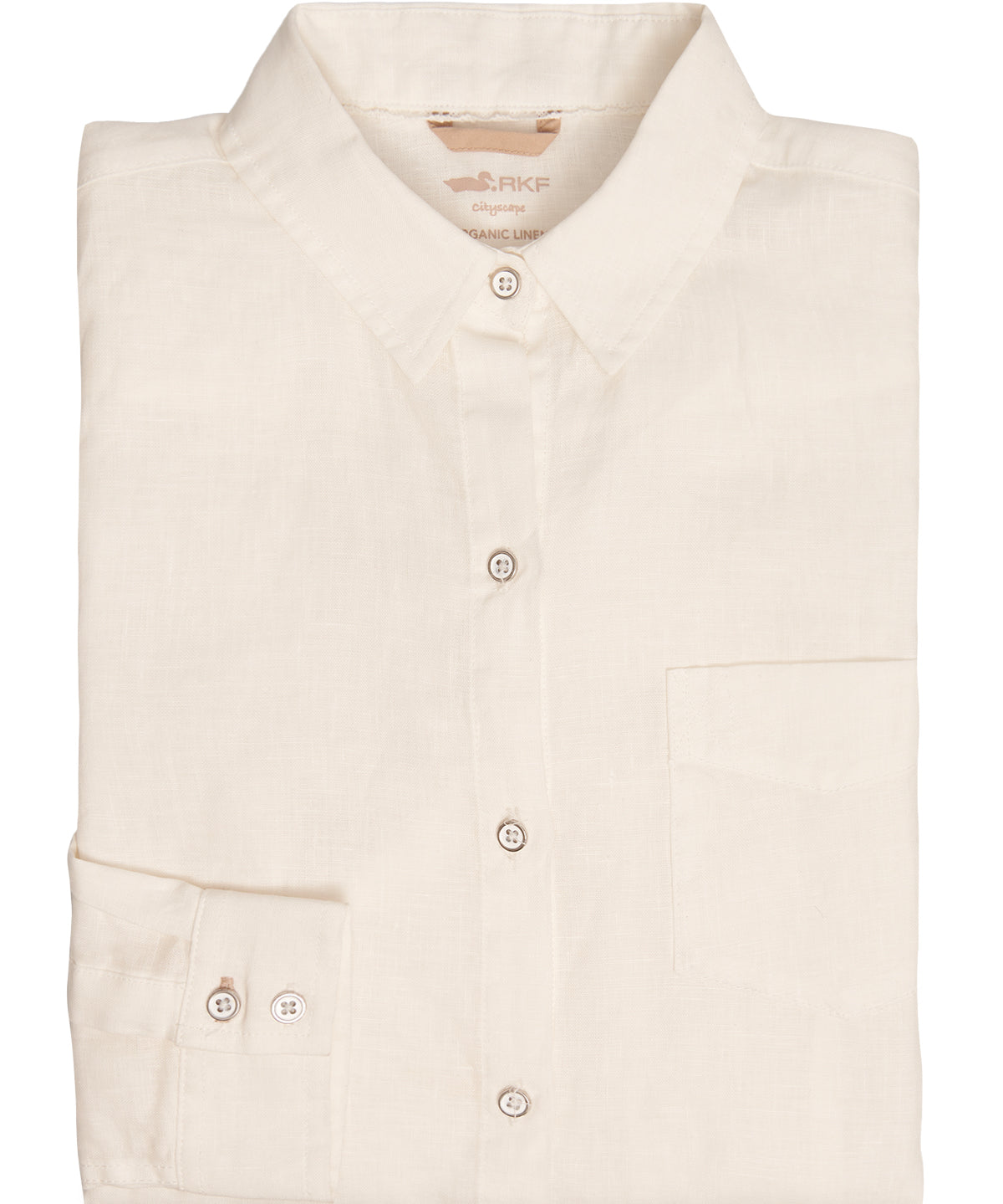 Camisa de Lino Orgánico M/L M Lirio Blanco Prim22 Mujer 1