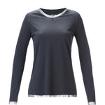 Camiseta M/L M PoppyPrint Lurex Castlerock Mujer 1