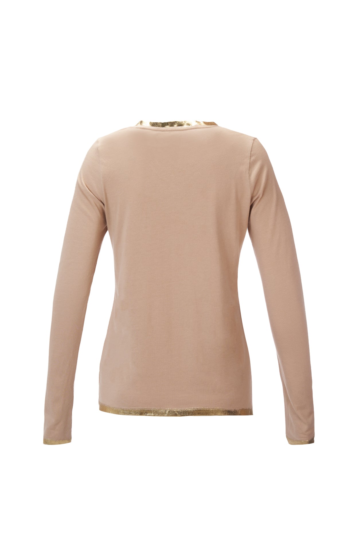 Camiseta M/L M PoppyPrint Lurex Golden Mujer 2