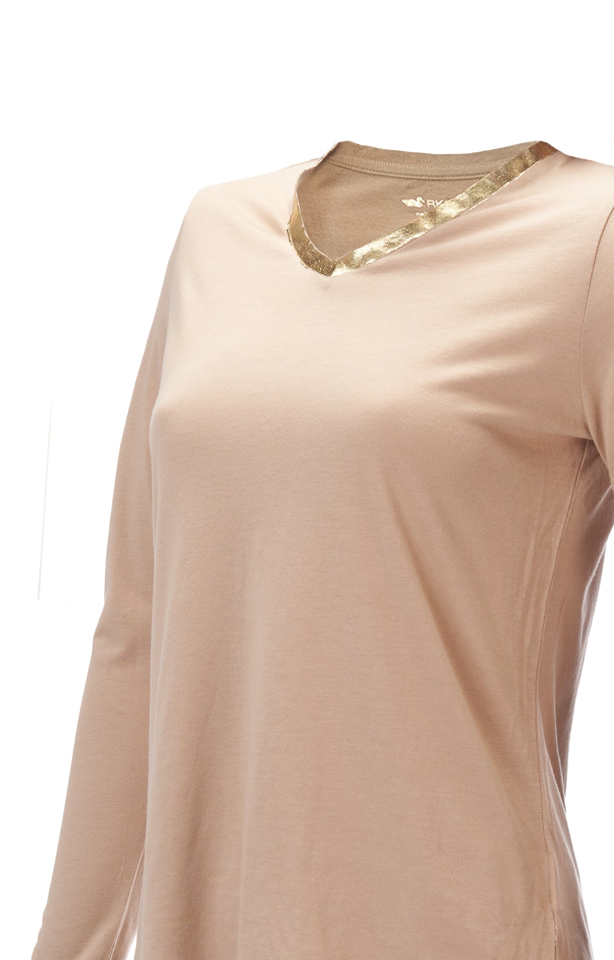 Camiseta M/L M PoppyPrint Lurex Golden Mujer 3