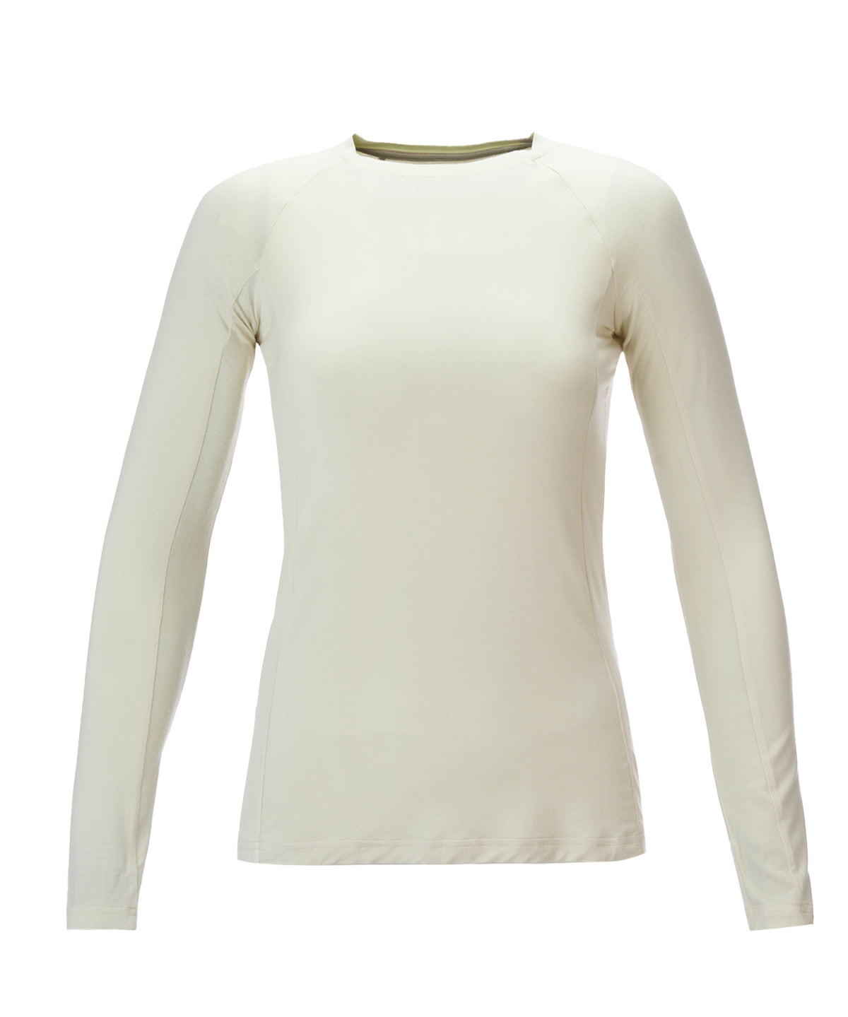 Camiseta M/L M Bamboo P/C Blanco Angora Mujer 1