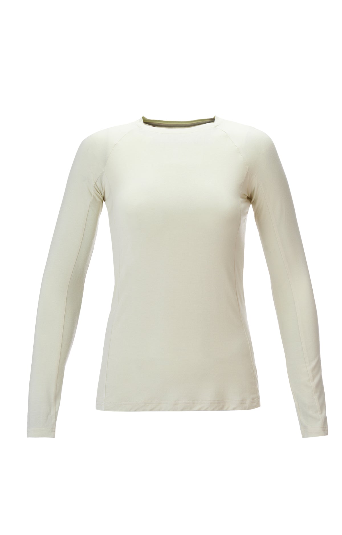 Camiseta M/L M Bamboo P/C Blanco Angora Mujer 1