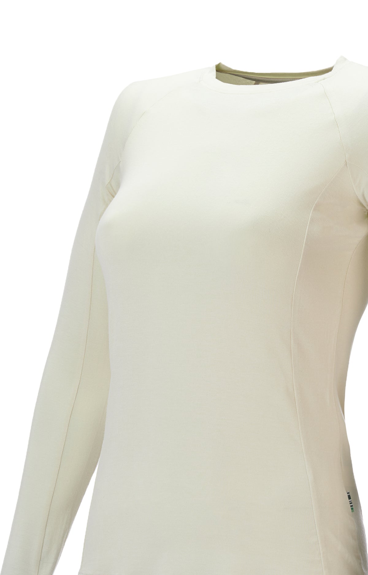 Camiseta M/L M Bamboo P/C Blanco Angora Mujer 3