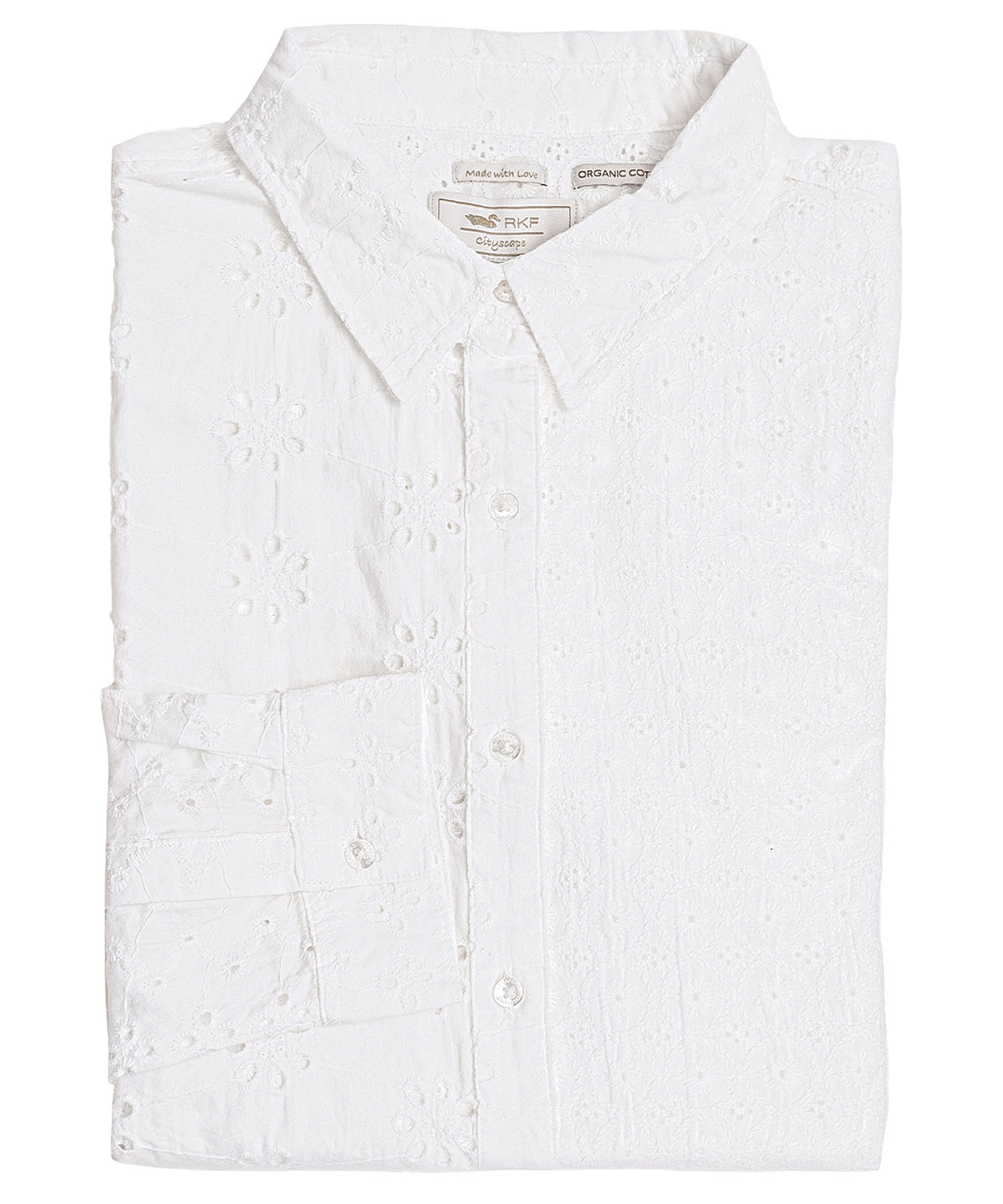 Camisa M/L M Richelieu Salva Blanco Mujer 1