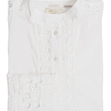 Camisa M/L M Crochet Sahara Blanco Mujer 1