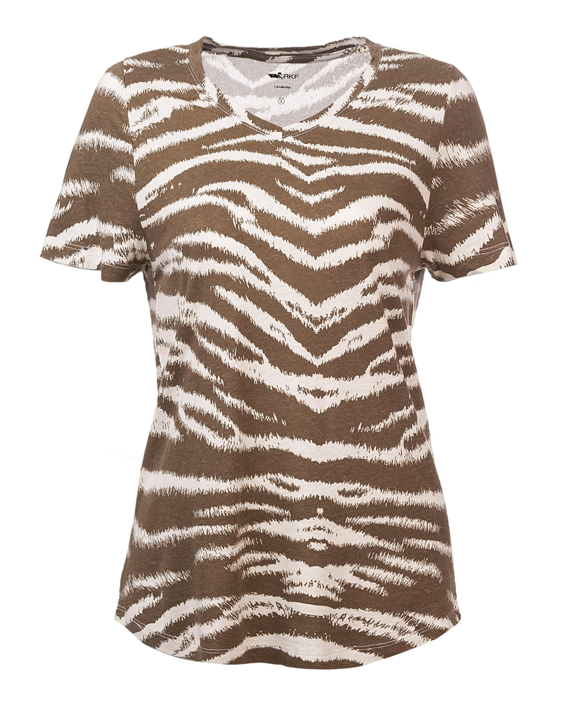 Camiseta M/C M Creta Print Zebra Mujer 1