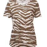 Camiseta M/C M Creta Print Zebra Mujer 1