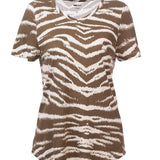 Camiseta M/C M Creta Print Zebra Mujer 1