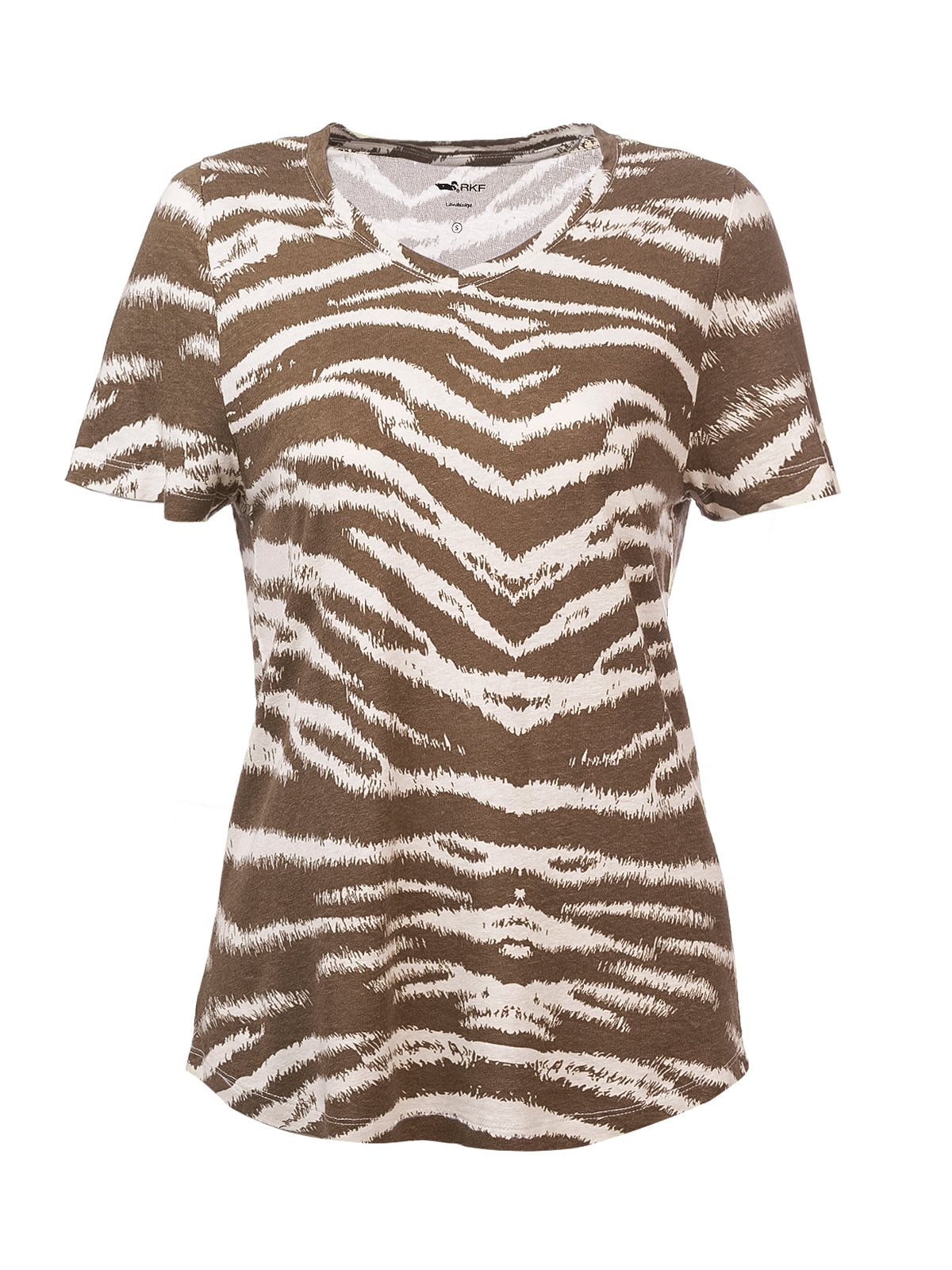 Camiseta M/C M Creta Print Zebra Mujer 1