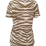 Camiseta M/C M Creta Print Zebra Mujer 2
