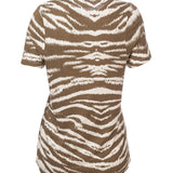 Camiseta M/C M Creta Print Zebra Mujer 2