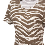 Camiseta M/C M Creta Print Zebra Mujer 3