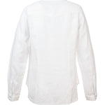 Camisa de Lino Orgánico M/L M Lirio Blanco Prim23 Mujer 3