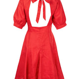 Vestido Corto M Cerdena Rojo Mujer 2