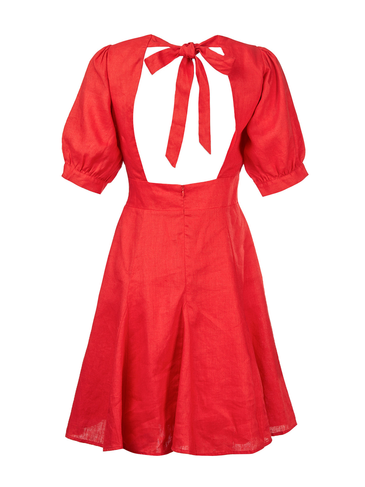 Vestido Corto M Cerdena Rojo Mujer 2