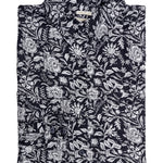 Camisa de Lino Orgánico M/L M LirioPrint Sandal Wood Black Mujer 1