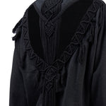 Saco M Anara Macramé Black Mujer 3