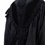 Saco M Anara Macramé Black Mujer 3