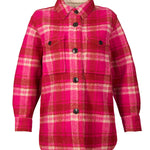 Chaqueta M Begonia Tartán Cranberry Mujer 1