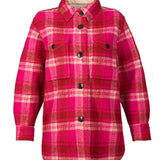 Chaqueta M Begonia Tartán Cranberry Mujer 1