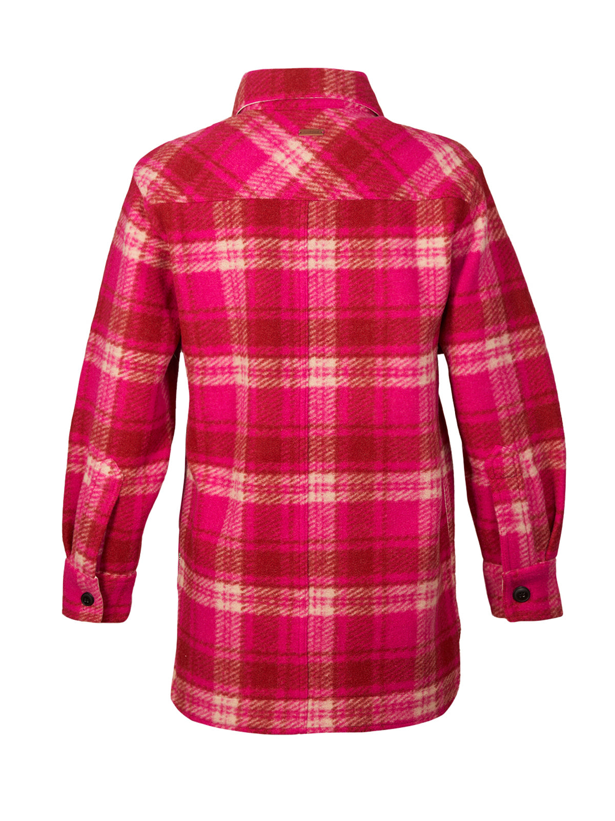 Chaqueta M Begonia Tartán Cranberry Mujer 2