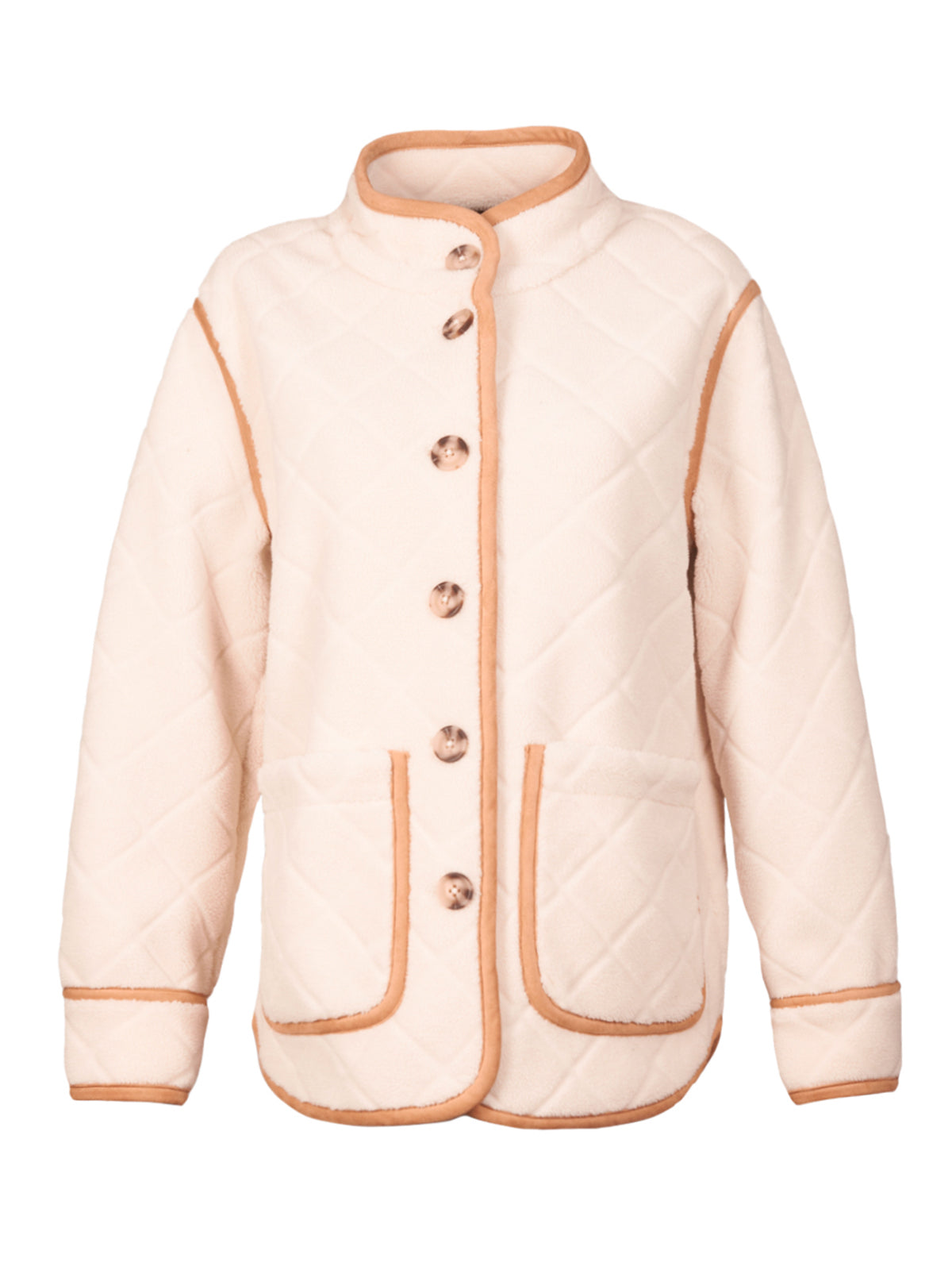 Chaqueta Polar M Jasmin Crudo Mujer 1