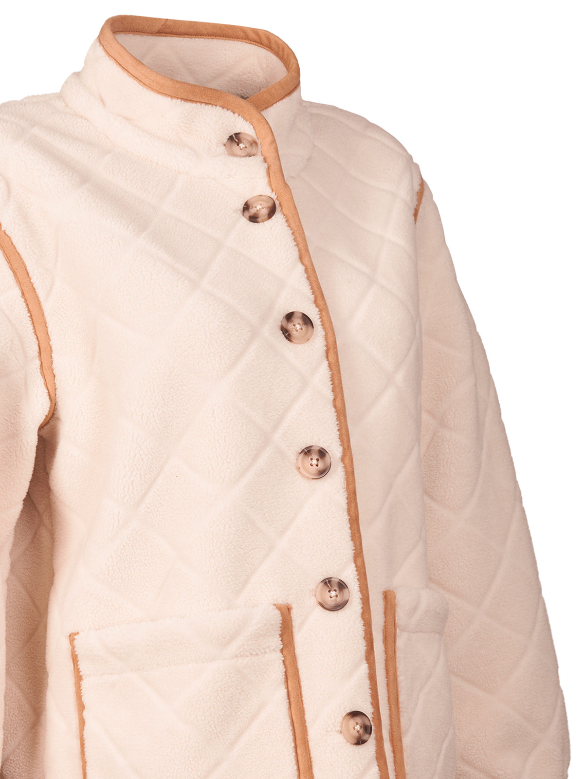 Chaqueta Polar M Jasmin Crudo Mujer 3