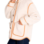 Chaqueta Polar M Jasmin Crudo Mujer 4