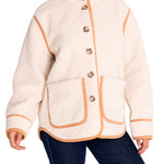Chaqueta Polar M Jasmin Crudo Mujer 5