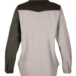Camisa M/L M Micropana Nora Verde Oliva Mujer 2