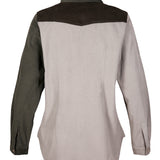 Camisa M/L M Micropana Nora Verde Oliva Mujer 2