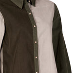 Camisa M/L M Micropana Nora Verde Oliva Mujer 3