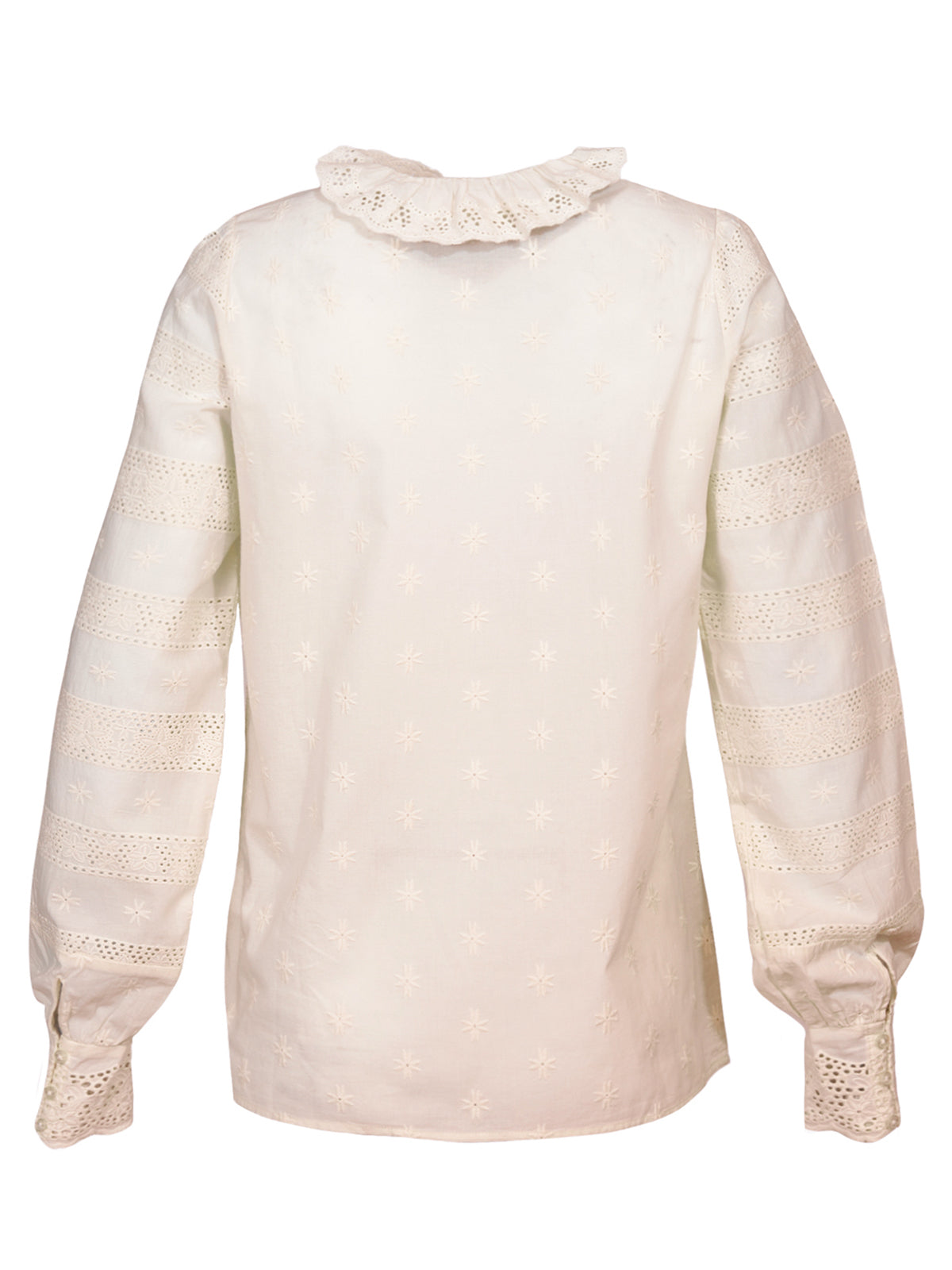 Blusa M Lucia Manga Globo Crema Mujer 2