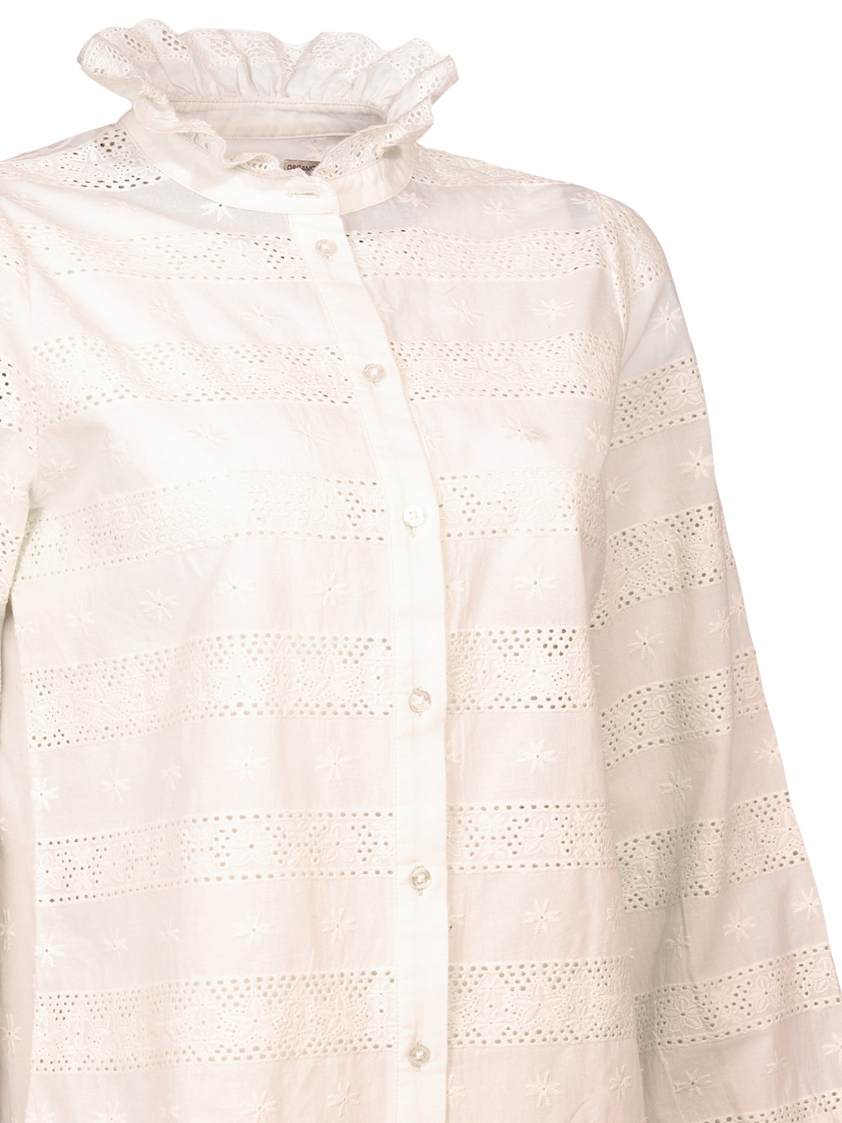 Blusa M Lucia Manga Globo Crema Mujer 3