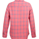Camisa M/L M Laurel Cuadros Rosa Mujer 2