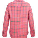 Camisa M/L M Laurel Cuadros Rosa Mujer 2