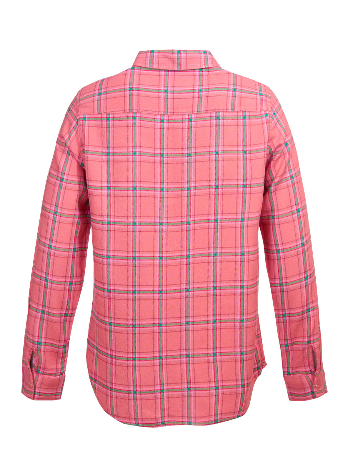 Camisa M/L M Laurel Cuadros Rosa Mujer 2