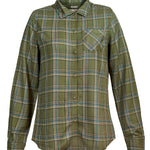 Camisa M/L M Laurel Cuadros Verde Mujer 1