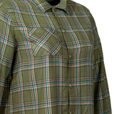 Camisa M/L M Laurel Cuadros Verde Mujer 3
