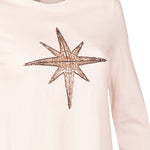 Camiseta M/L M Stella Bordado Crudo Mujer 3