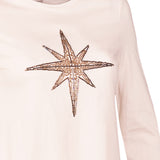 Camiseta M/L M Stella Bordado Crudo Mujer 3