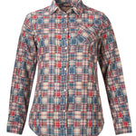 Camisa M/L M Luz Cuadro Multicolor Mujer 1