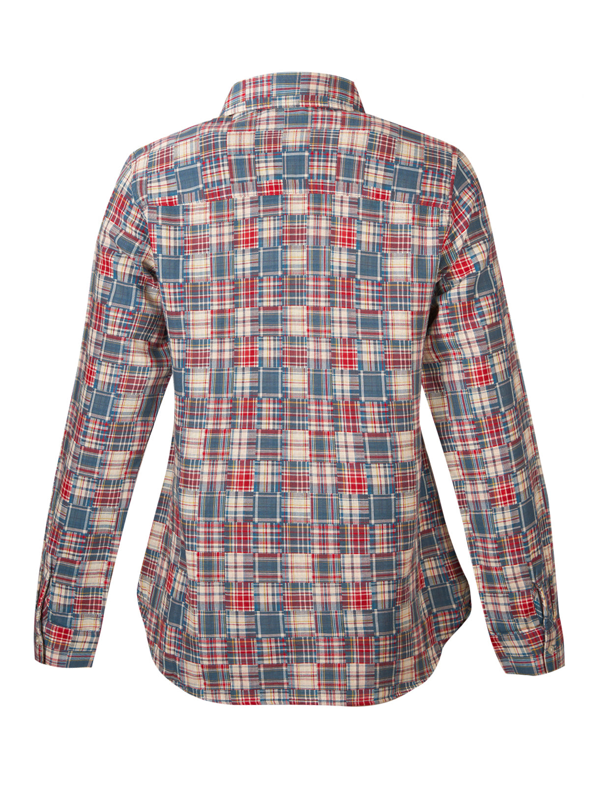 Camisa M/L M Luz Cuadro Multicolor Mujer 2