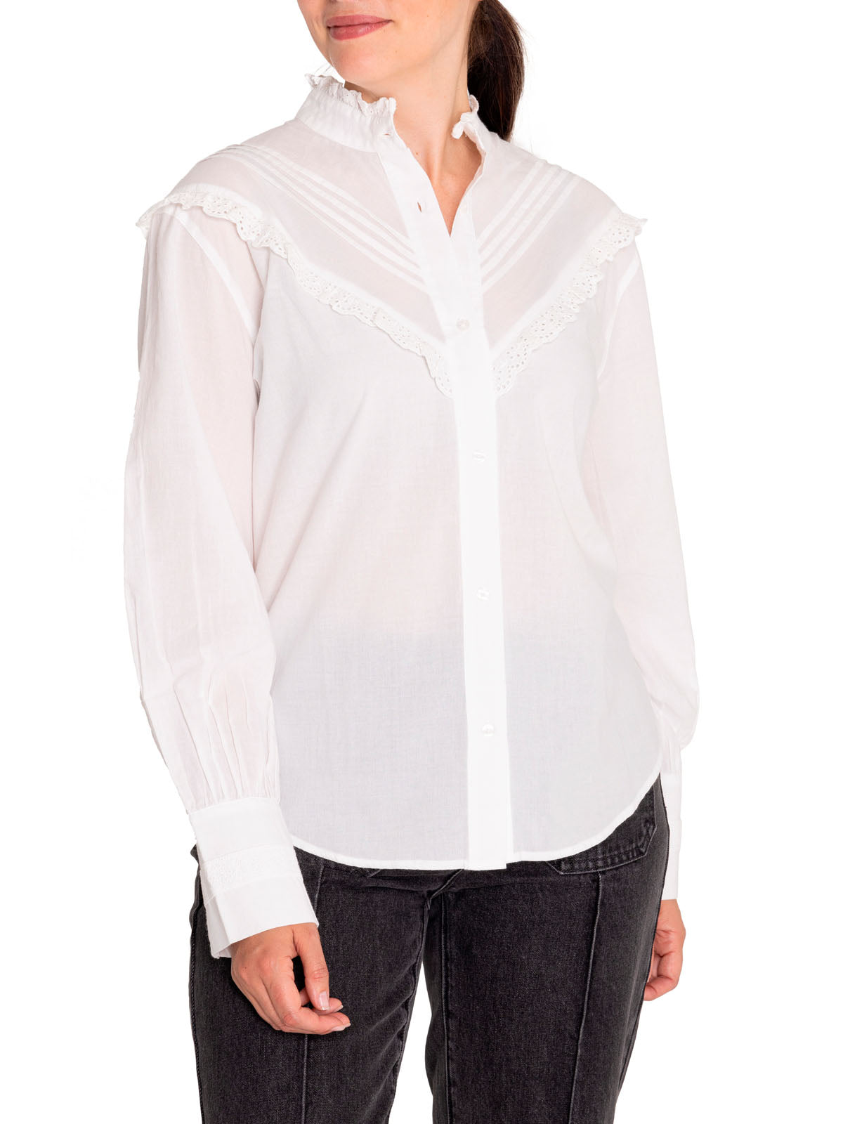 Blusa M Aitana Blanco Mujer 3
