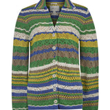 Cardigan Crochet M Darke Multicolor Ocean Mujer 1