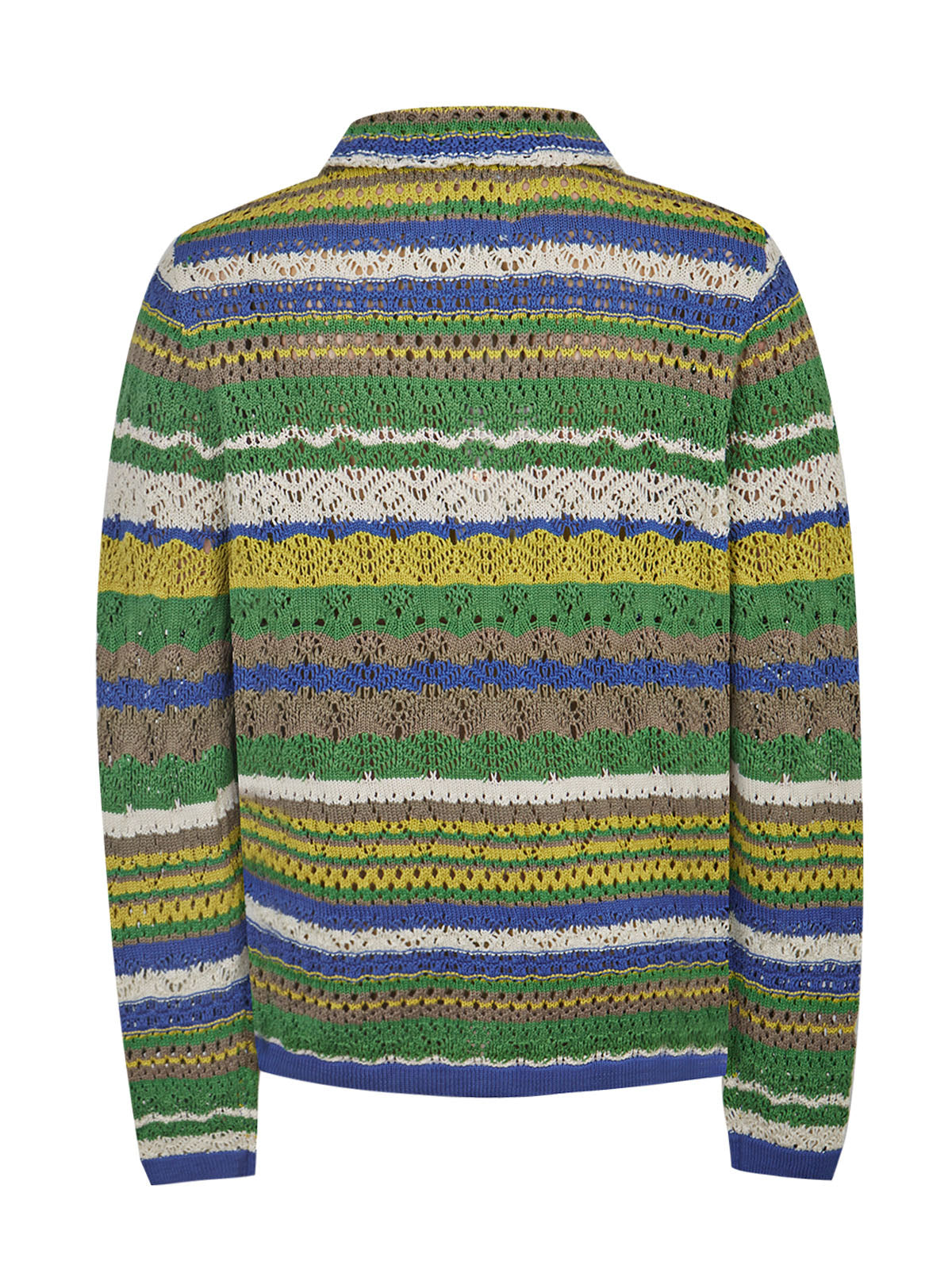 Cardigan Crochet M Darke Multicolor Ocean Mujer 2